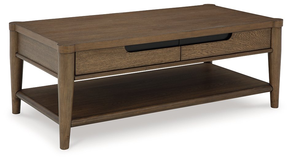 Roanhowe Coffee Table Cocktail Table Ashley Furniture