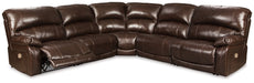 Hallstrung Power Reclining Sectional Sectional Ashley Furniture