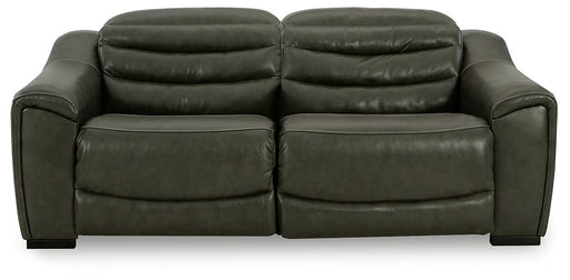 Center Line 2-Piece Power Reclining Loveseat Sectional Ashley Furniture
