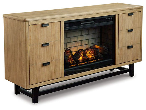 Freslowe TV Stand with Electric Fireplace TV Stand Ashley Furniture